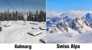 Gulmarg and swiss alps