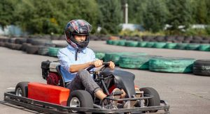 Indulge in thrilling go karting