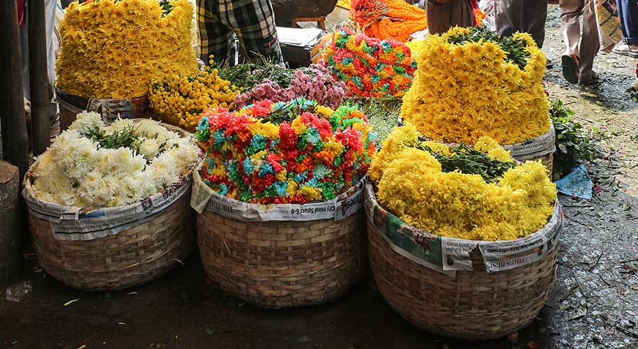 Mallick Ghat Flower Market