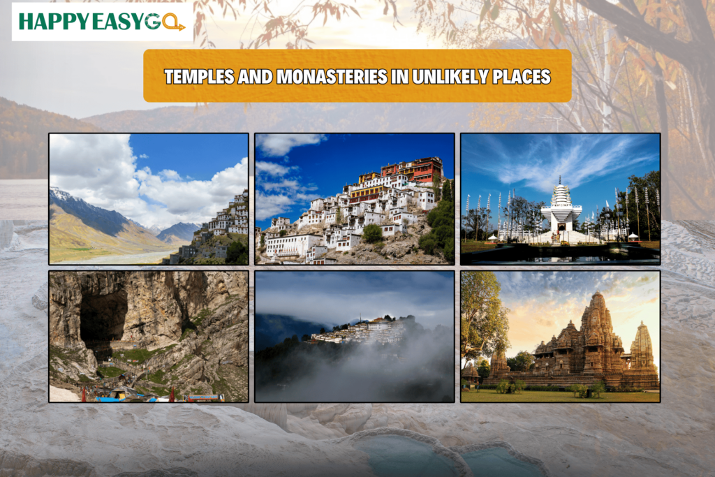 Temples and Monasteries in Unlikely Places