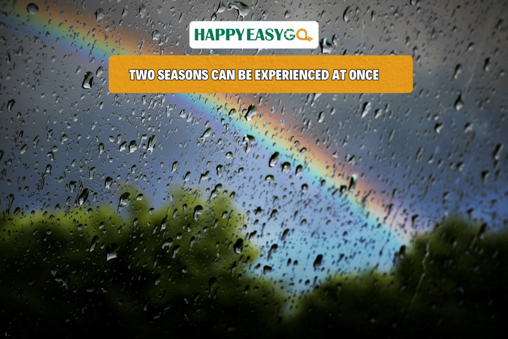 Two Seasons Can Be Experienced at Once